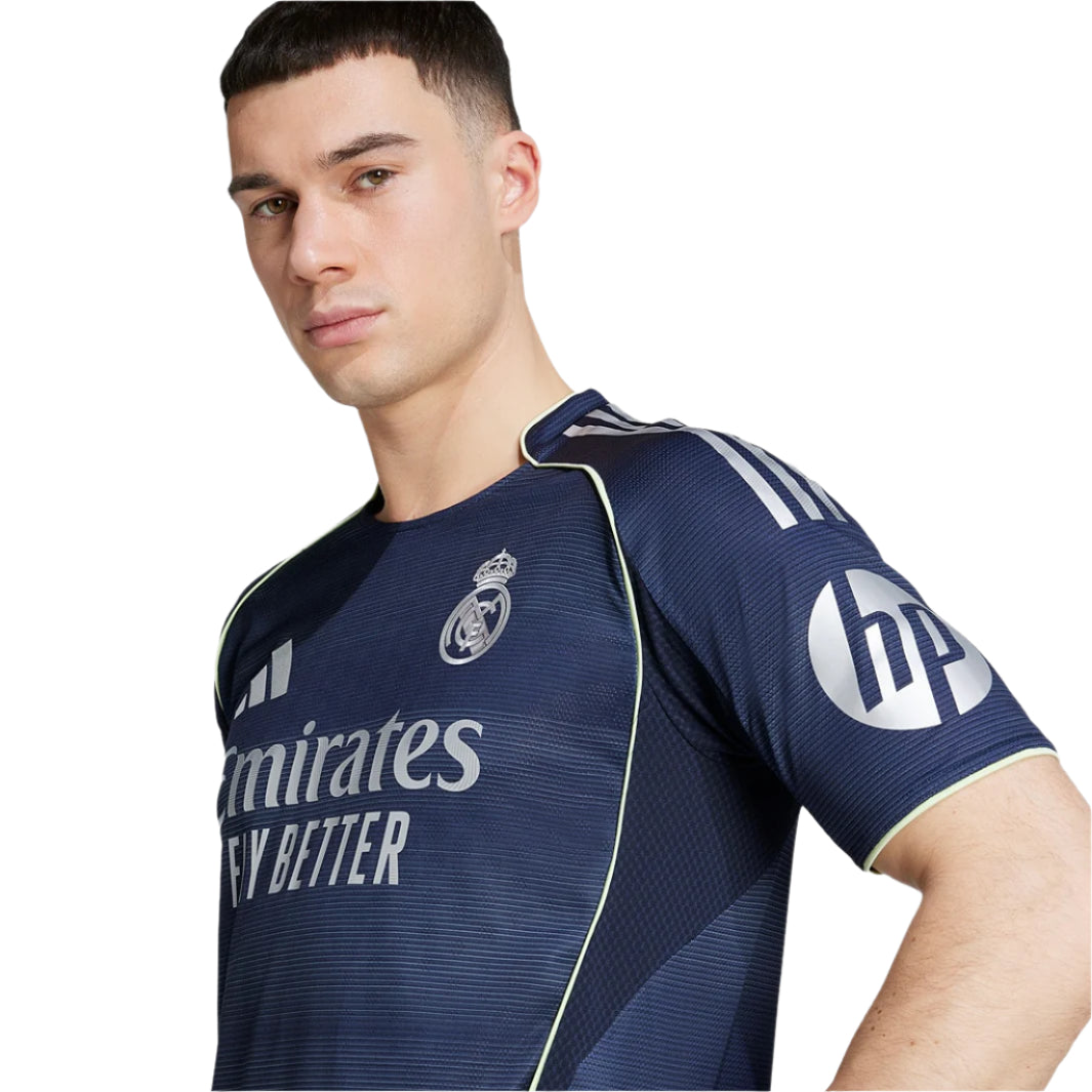 adidas Jude Bellingham Real Madrid 25/26 Away Jersey w/ Champions League Patches (Legend Ink)