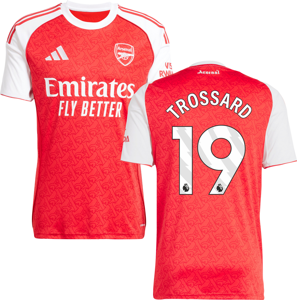 Arsenal Home Jersey #19 TROSSARD 2025/26 Adults