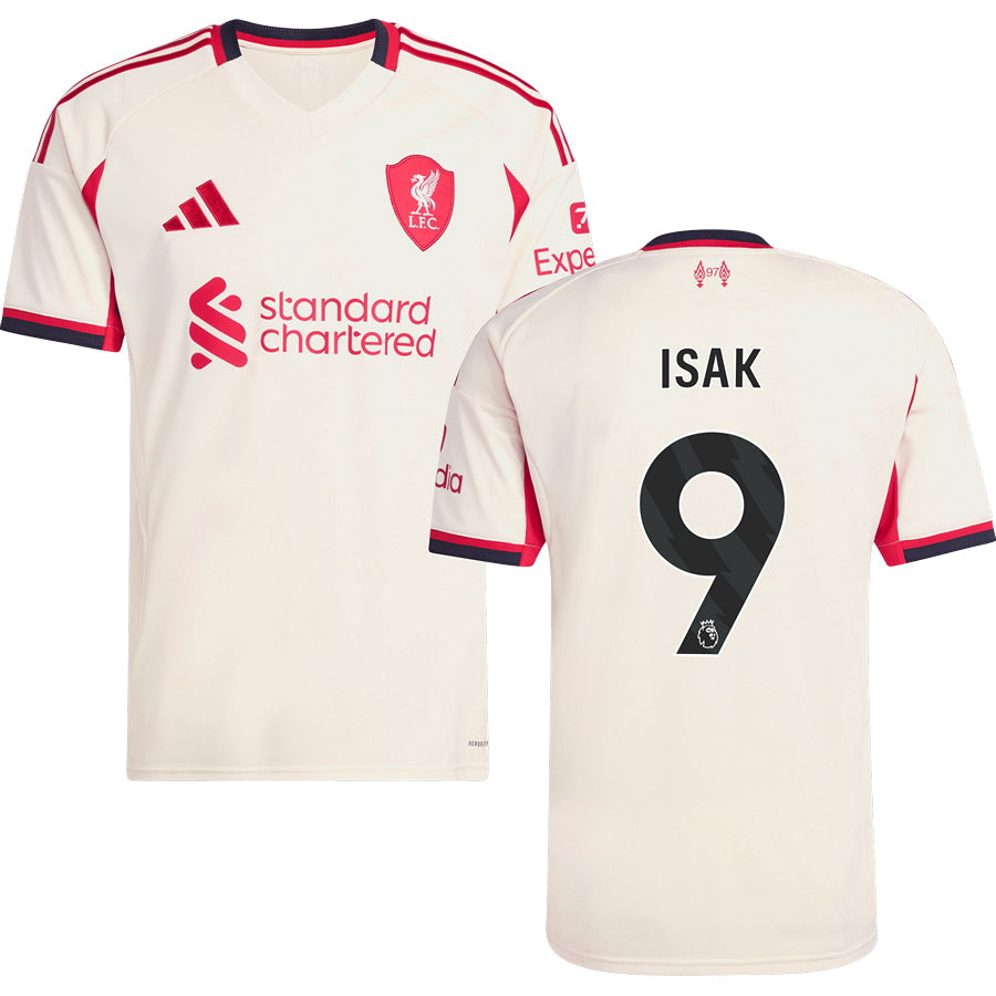 Liverpool Away #9 ISAK Jersey 2025/26 Adults