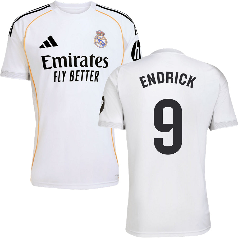 Real Madrid CF Home #9 ENDRICK Jersey 2025/26 Adults