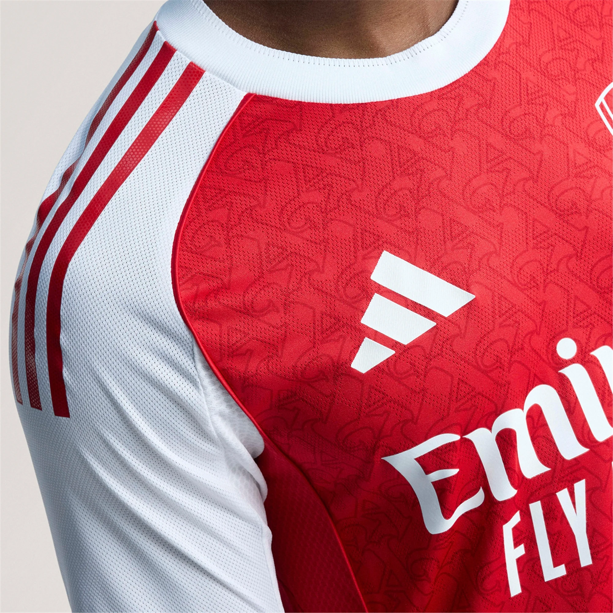 adidas Marquinhos Arsenal FC Authentic Home Jersey 25/26 w/ EPL Patch (Better Scarlet/White
