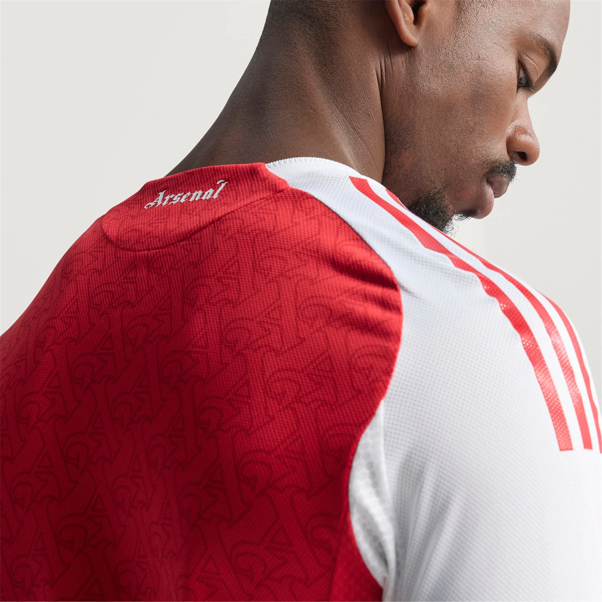 adidas Jorginho Arsenal FC Authentic Home Jersey 25/26 w/ EPL Patch (Better Scarlet/White