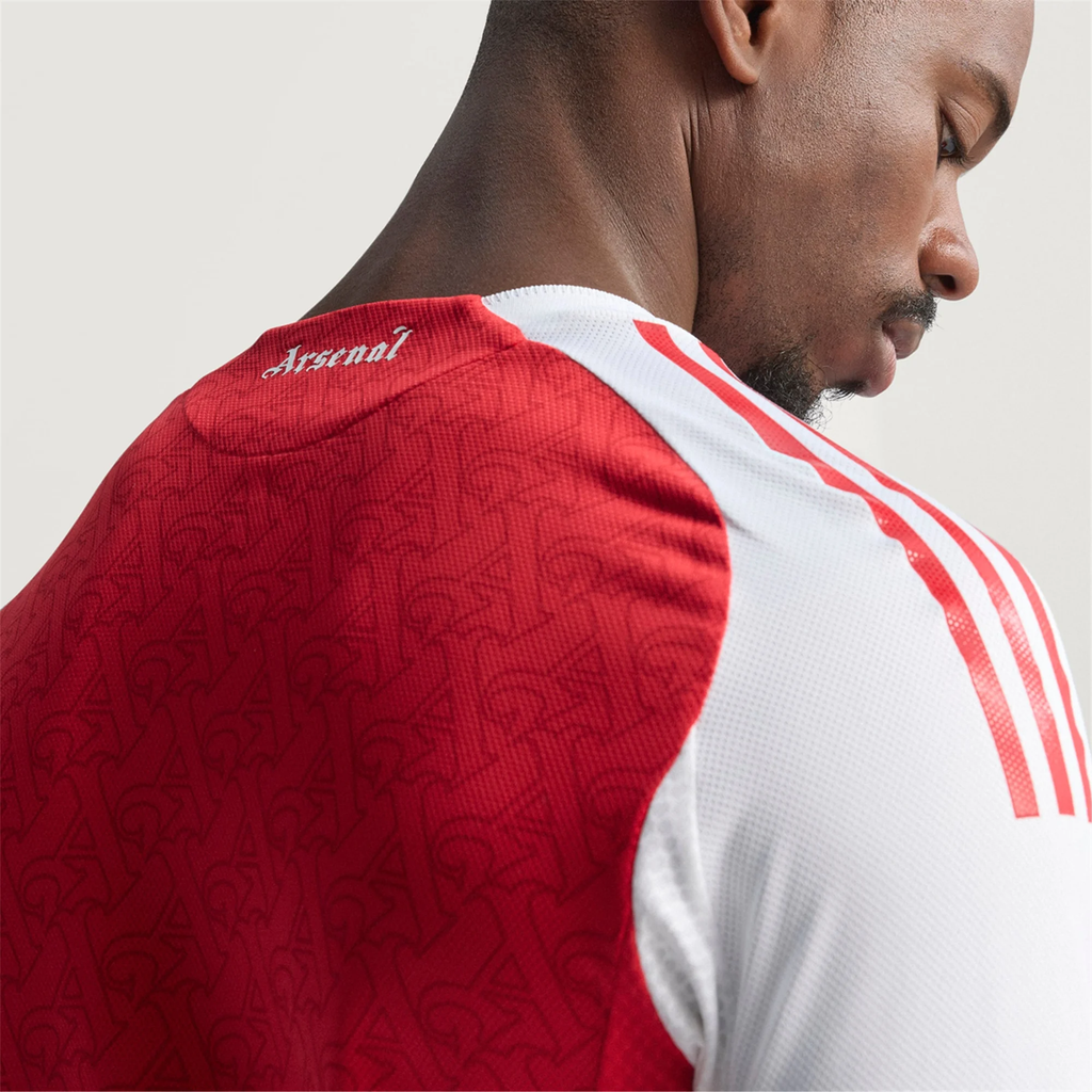 adidas Norberto Neto Arsenal FC Authentic Home Jersey 25/26 w/ EPL Patch (Better Scarlet/White)