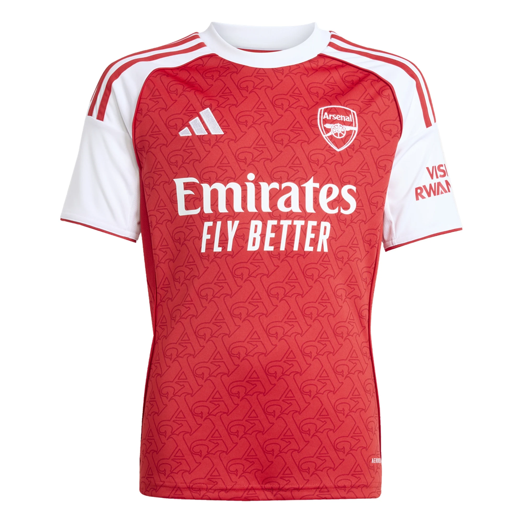 adidas Youth Arsenal Home Jersey 25/26 (Better Scarlet/White)