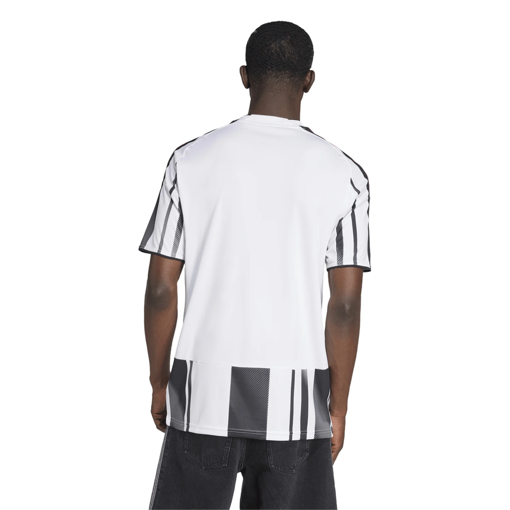 adidas Men's Juventus F.Conceicao Home Jersey w/ Serie A Patch 25/26 (White/Black/Pink)