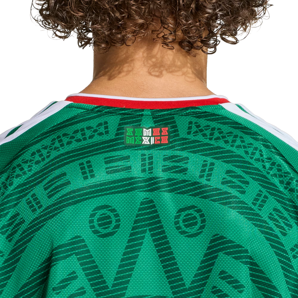 adidas Youth C. Huerta Mexico 2026 Home World Cup Jersey (Bold Green)