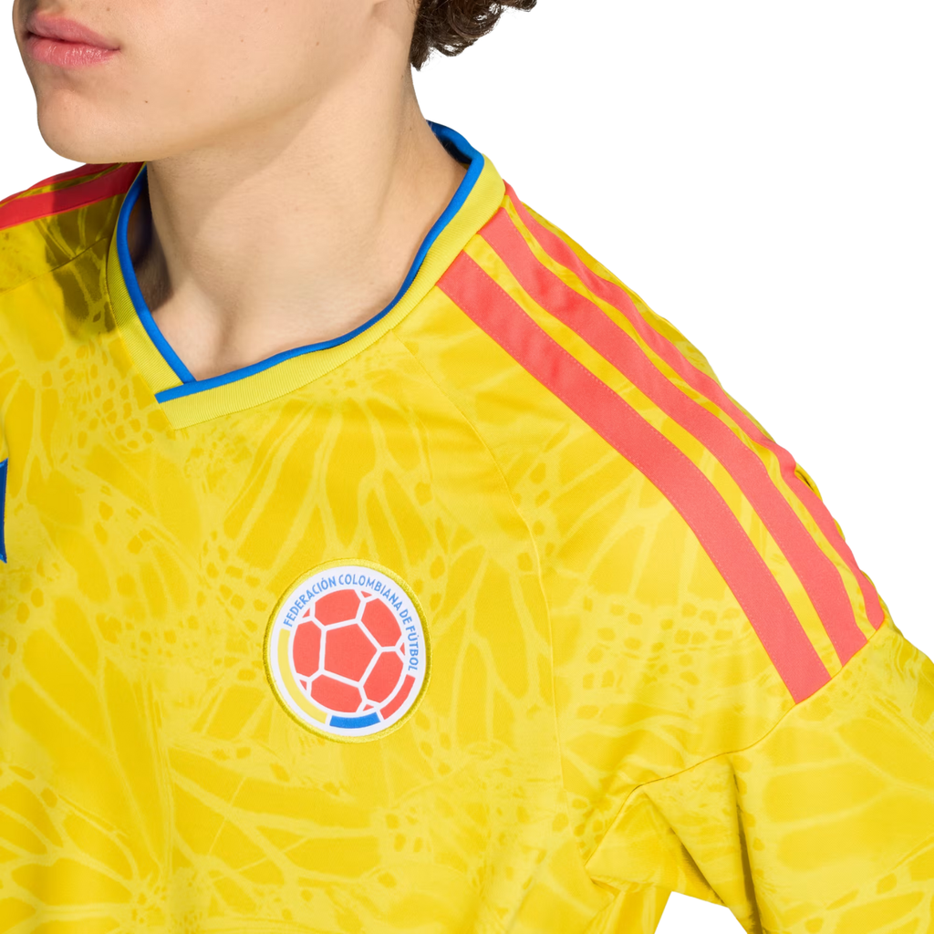 adidas Men's Machado Colombia 2026 Home Jersey (Impact Yellow)