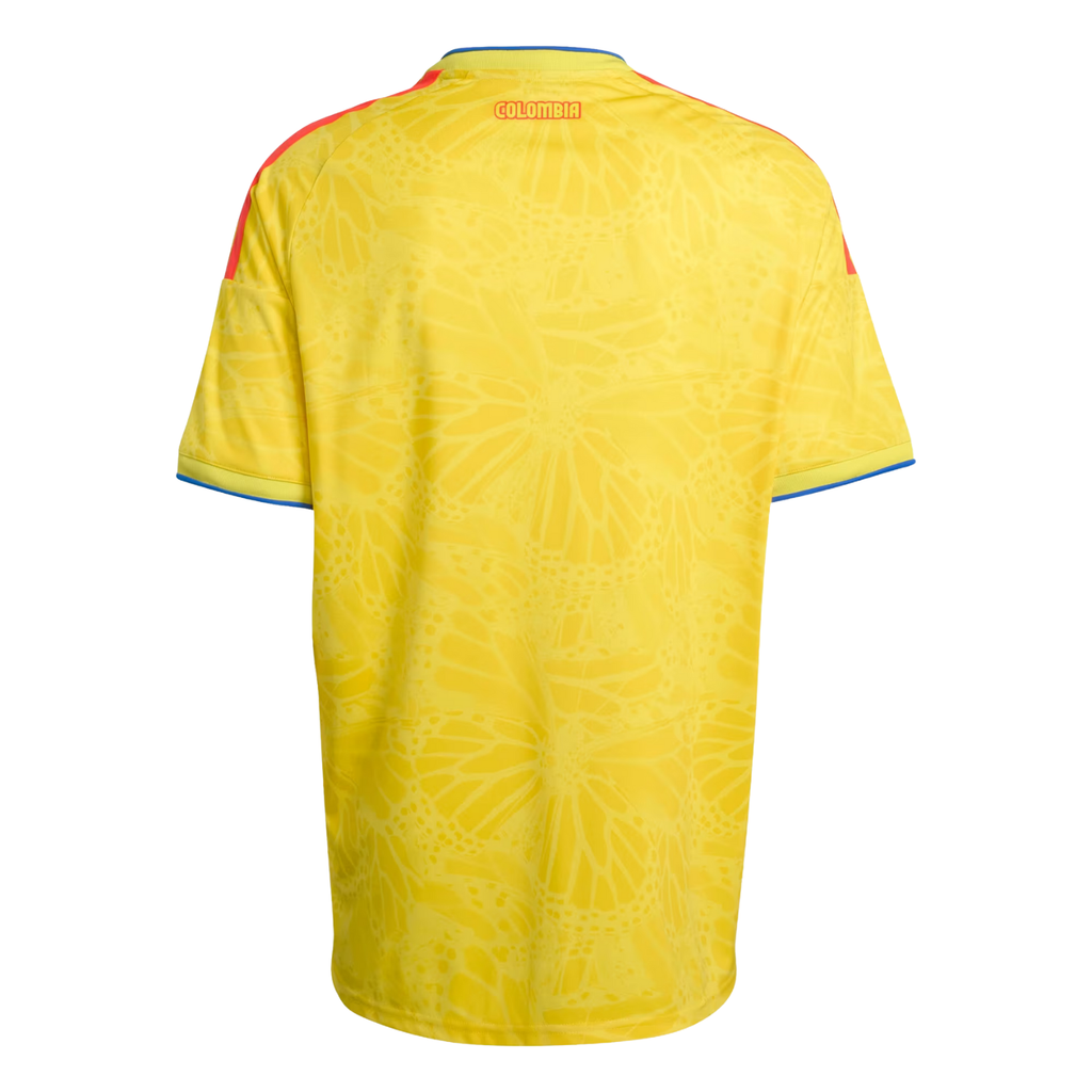 adidas Men's Valderrama Colombia 2026 Home Jersey (Impact Yellow)