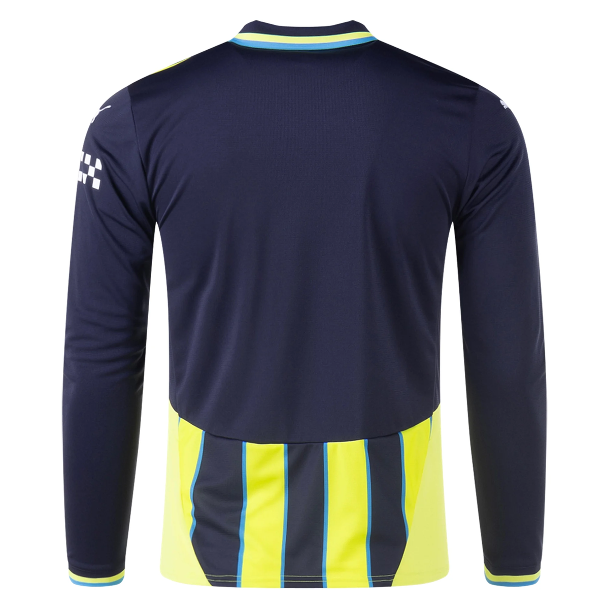 Puma Manchester City Long Sleeve Away Jersey 24/25 (New Navy/Yellow Glow)
