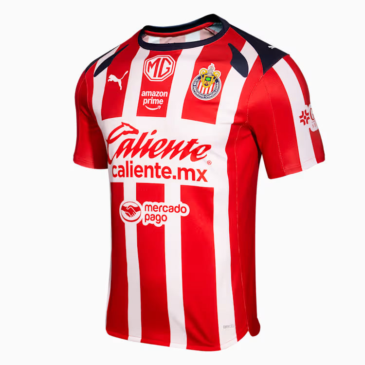 Puma Cade Cowell Men's Chivas De Guadalajara Home Jersey 25/26 (Puma Red/White)