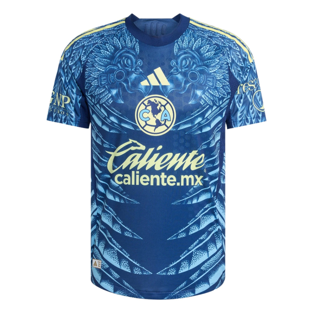 adidas Brian Rodriguez Men's Club América 25/26 Authentic Away Jersey (Blue)