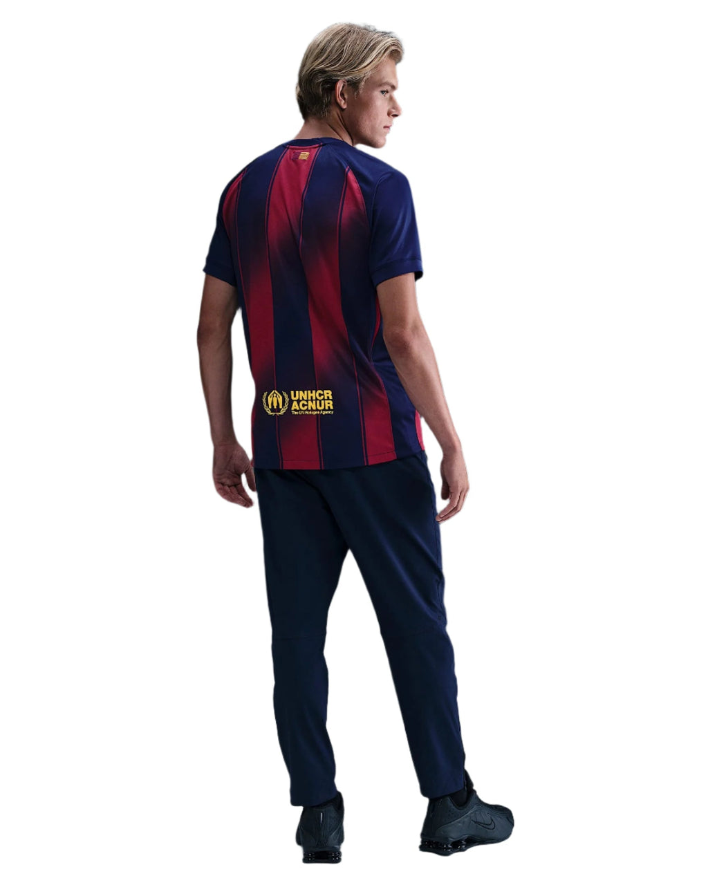 Nike Eric Garcia FC Barcelona Home Jersey 25/26 w/ Champions League Patches (Deep Royal Blue/Midwest Gold)