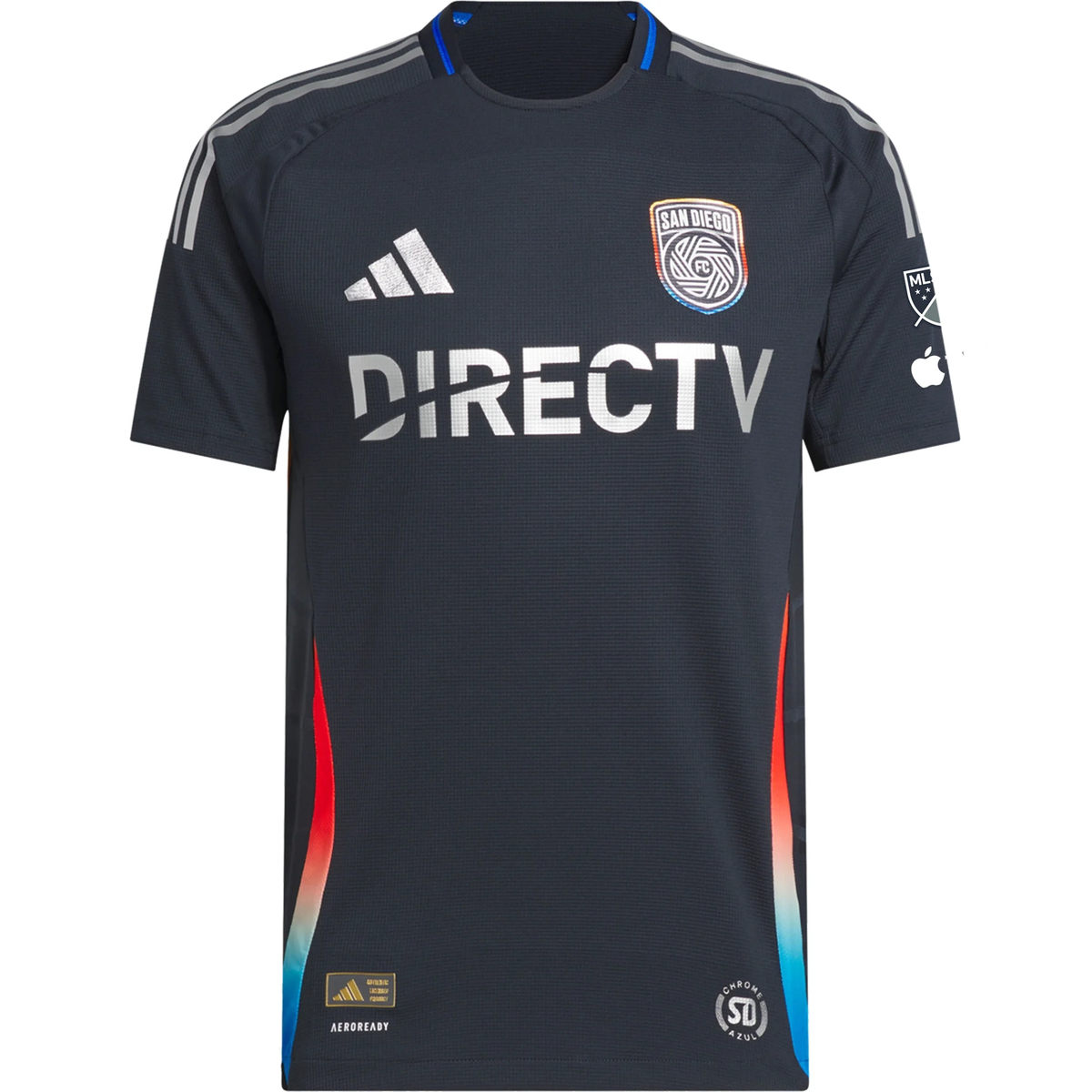 adidas Jasper Löffelsend San Diego FC Authentic Home Jersey w/ MLS + Apple TV Patches 25/26 (Night Navy)