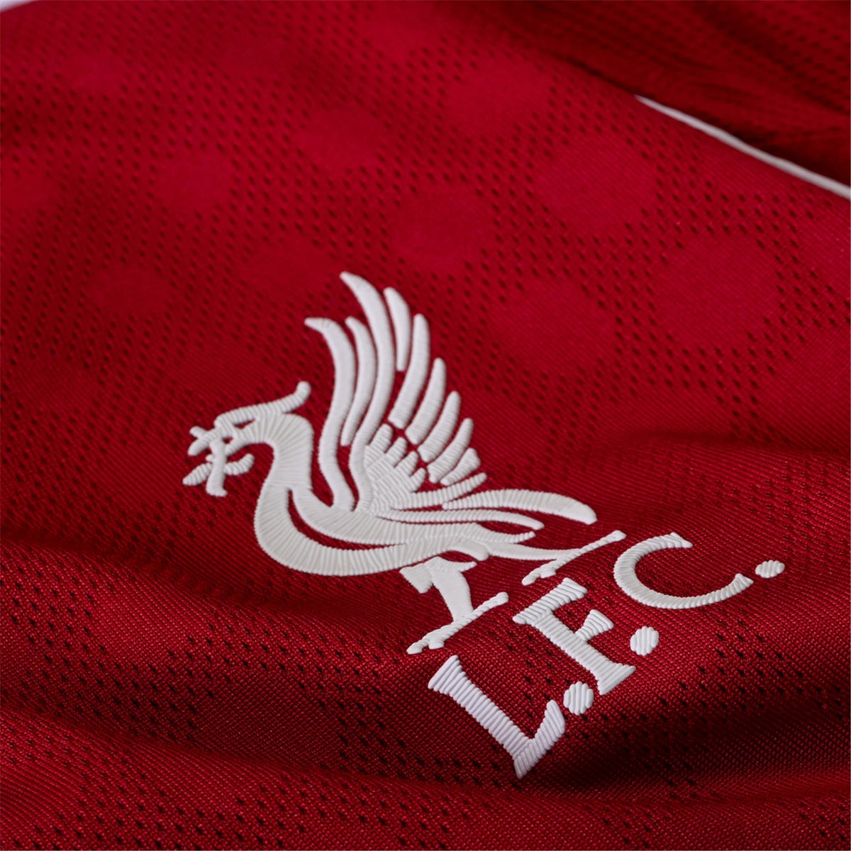 adidas Men's Liverpool FC Authentic Kerkez Home Jersey 25/26 w/ EPL + NRFR Patches (Strawberry Red)