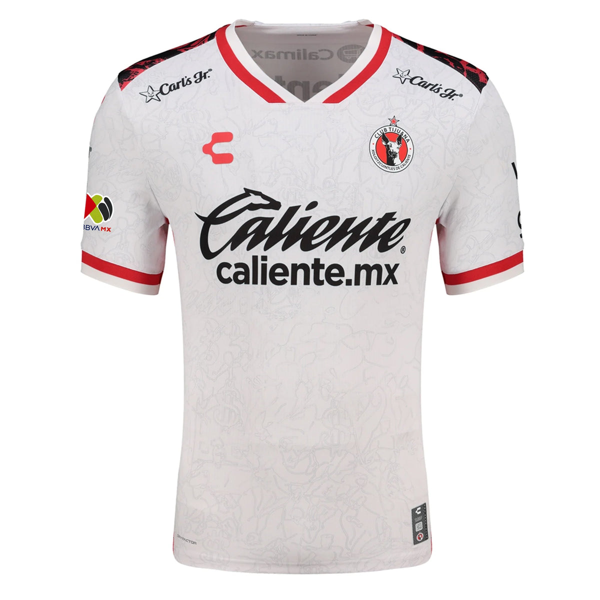 Charly Iván Tona Men's Xolos De Tijuana Away Jersey 25/26 w/ BBVA MX Patch (White)