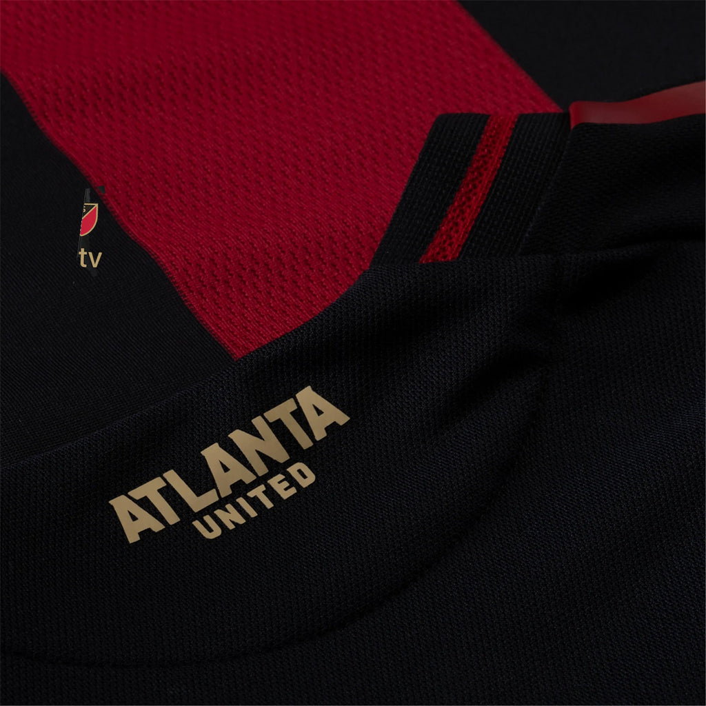 adidas Alexey Miranchuk Atlanta United Authentic Home Jersey w/ MLS Patches 25/26 (Red/Black)