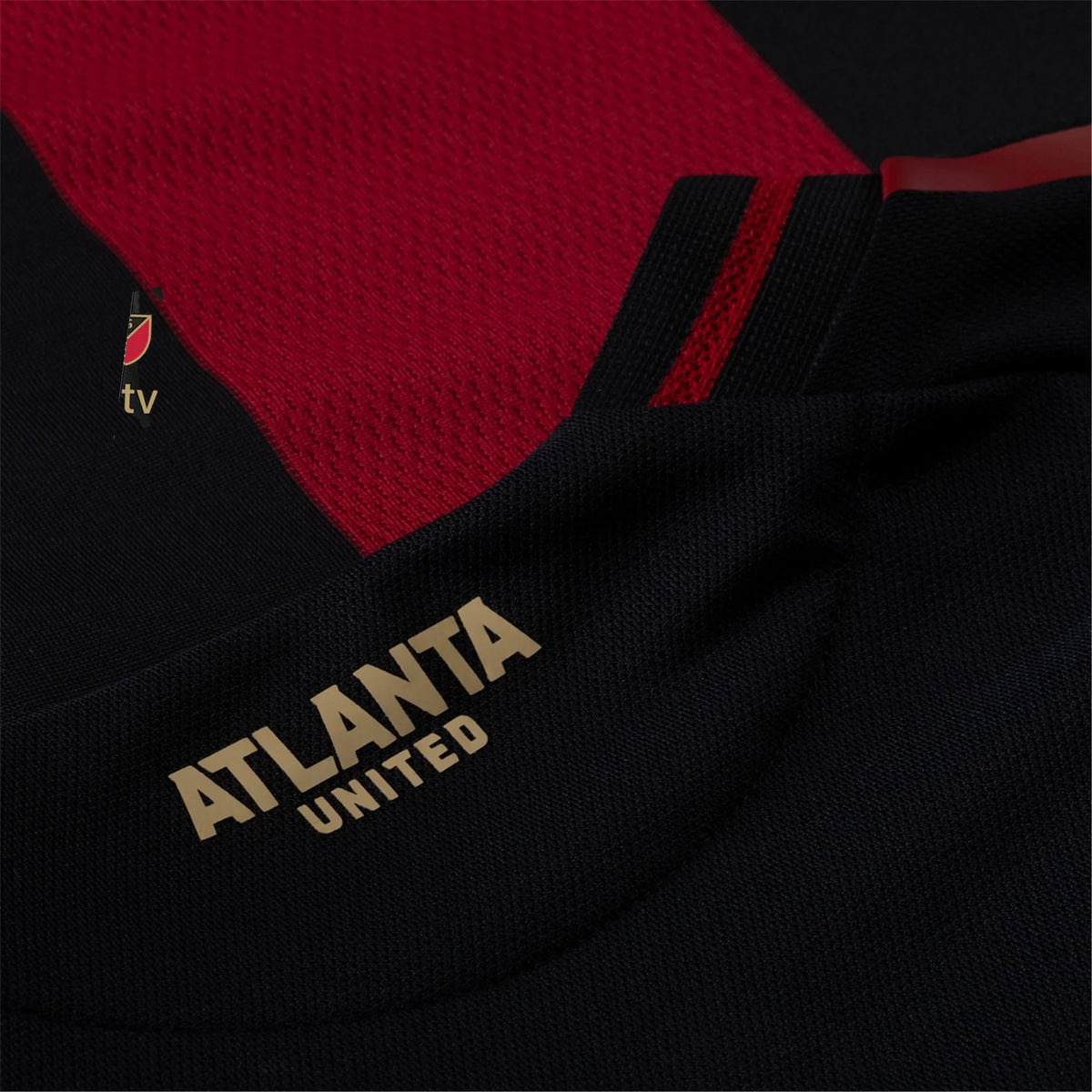 adidas Xande Silva Atlanta United Authentic Home Jersey w/ MLS Patches 25/26 (Red/Black)
