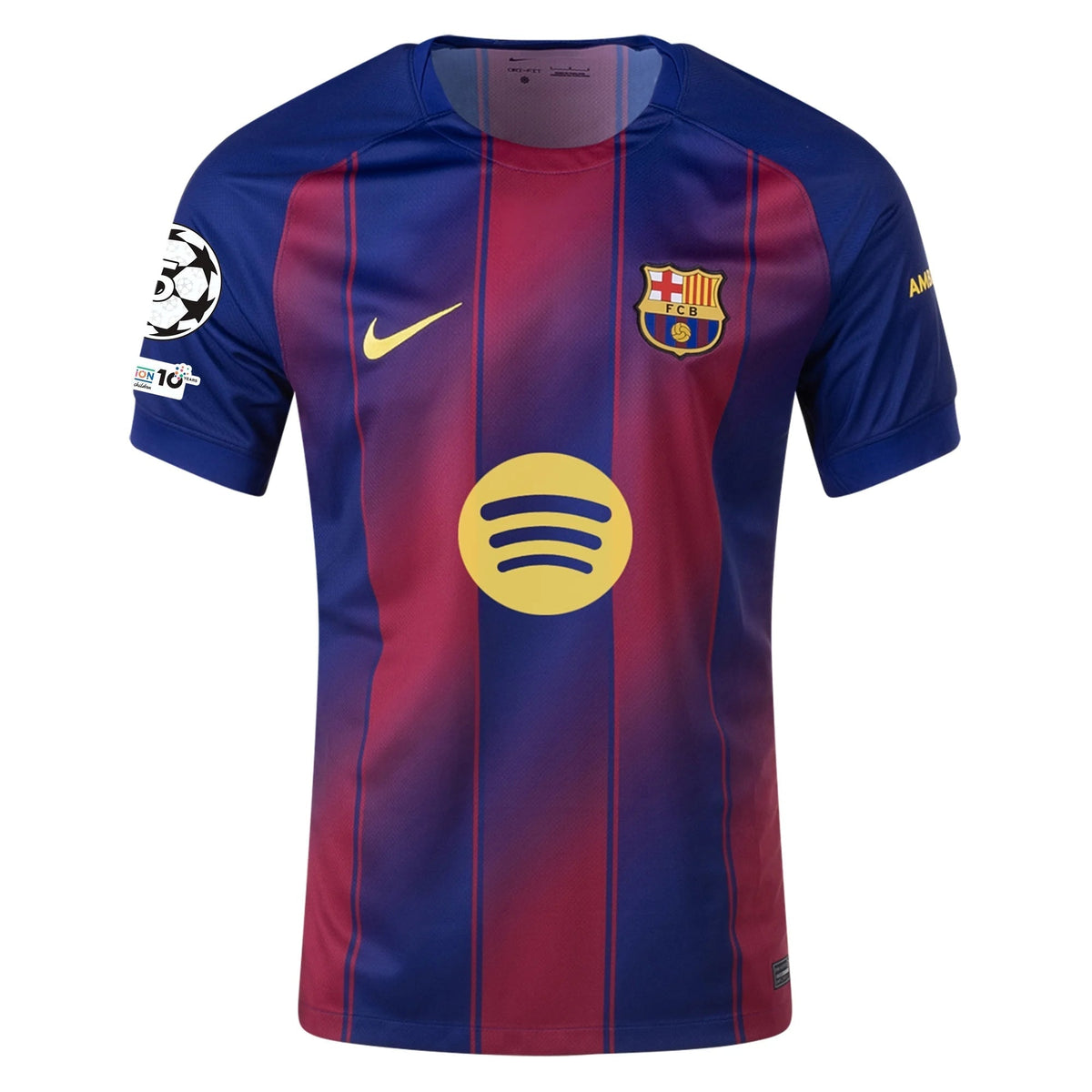 Nike Eric Garcia FC Barcelona Home Jersey 25/26 w/ Champions League Patches (Deep Royal Blue/Midwest Gold)