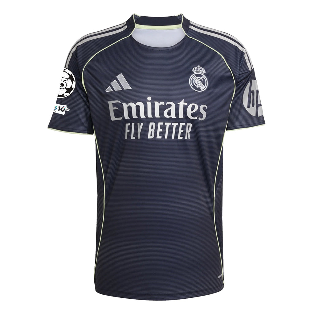 adidas Trent Real Madrid 25/26 Away Jersey w/ Champions League Patches (Legend Ink)