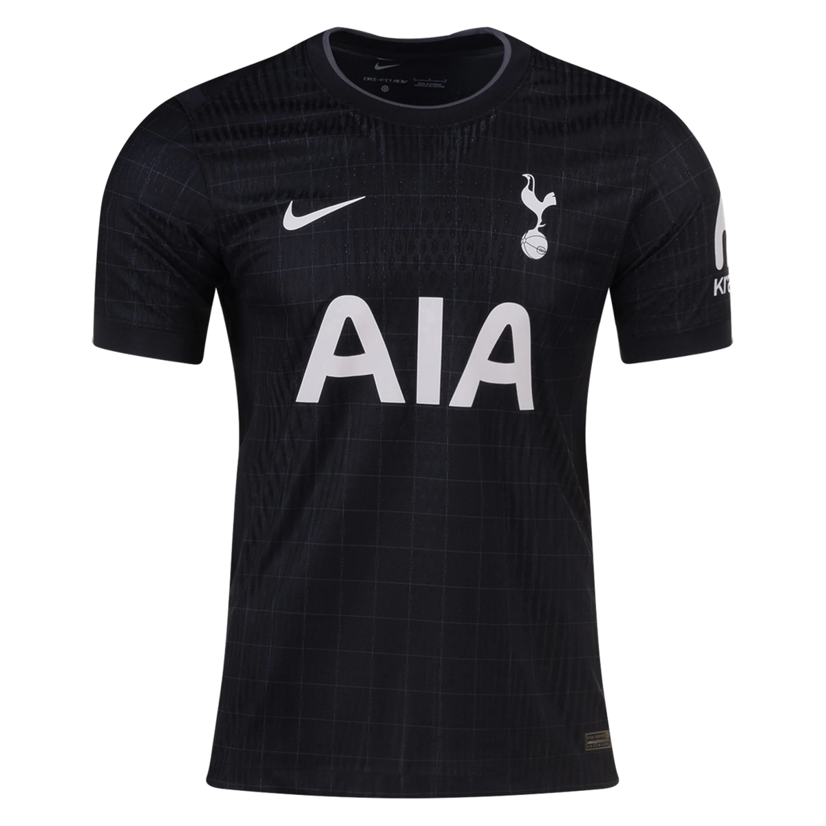 Nike Van de ven Tottenham Hotspur Authentic Away Jersey 25/26 w/ EPL Patch (Black/Iron)