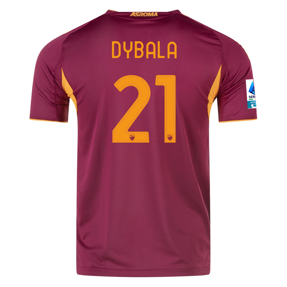 adidas Roma Authentic Paulo Dybala Home Jersey w/ Serie A Patch 25/26 (Burgundy)