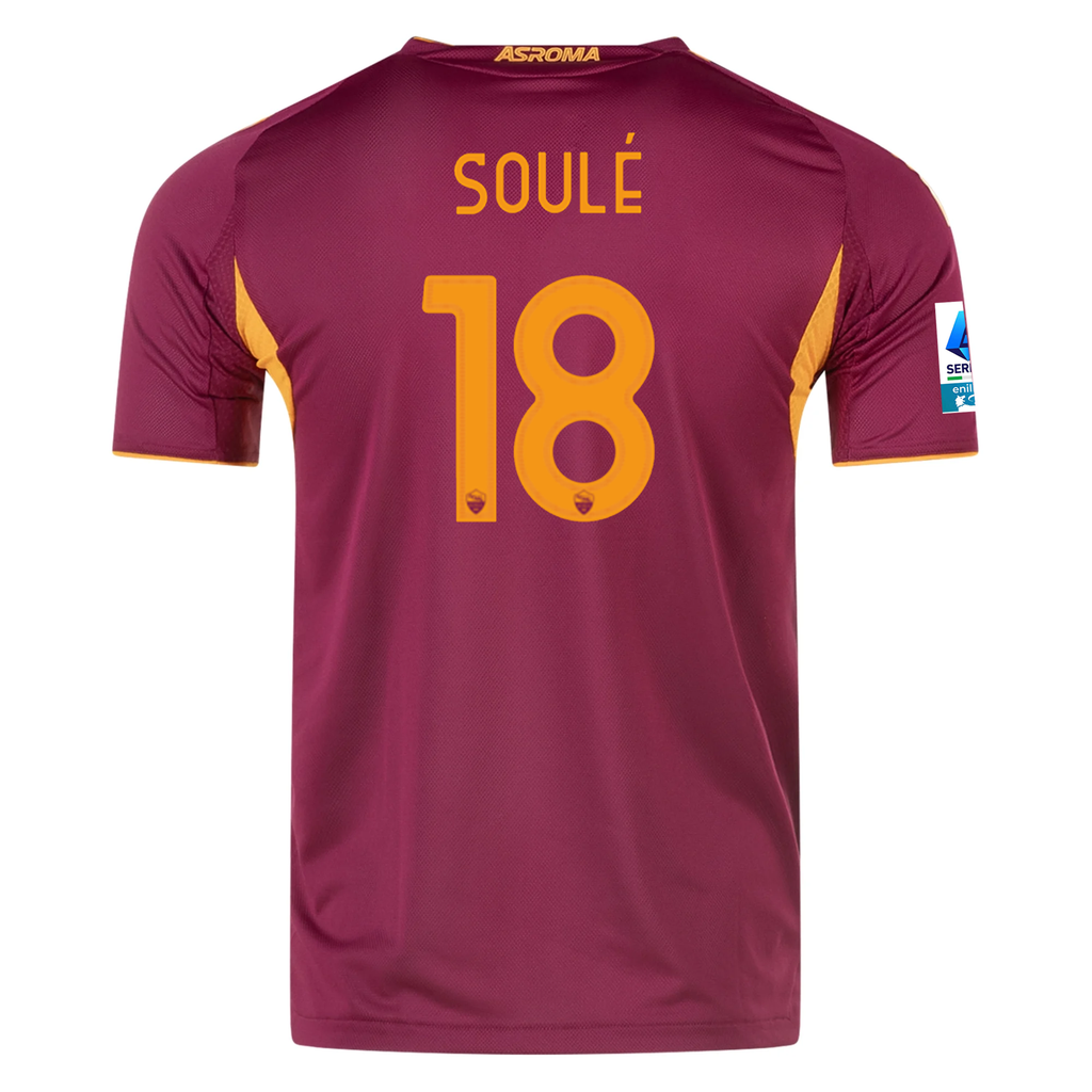adidas Roma Authentic Matías Soulé Home Jersey w/ Serie A Patch 25/26 (Burgundy)