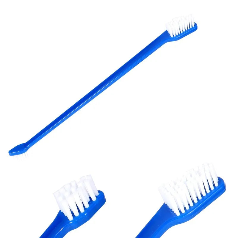 Latest-Pet Supplies Dog Oral Hygiene, 60-Headed Dog Toothbrush, Dog Paw Double-Ended Brush, Pet Teeth Cleaning