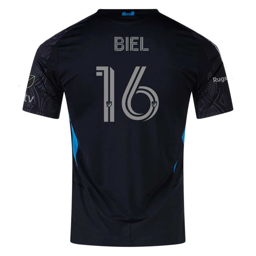 adidas Pep Biel Charlotte FC Authentic Away Jersey 25/26 (Black)