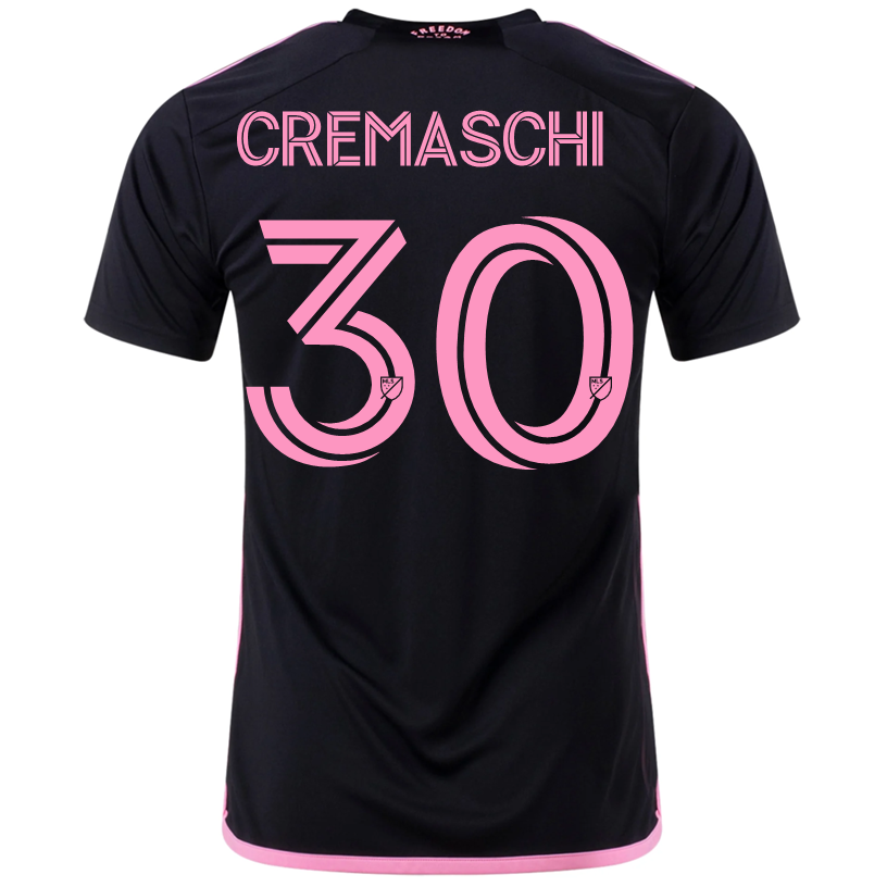 adidas Benja Cremaschi Inter Miami Away Jersey 23/24 (Black/True Pink)