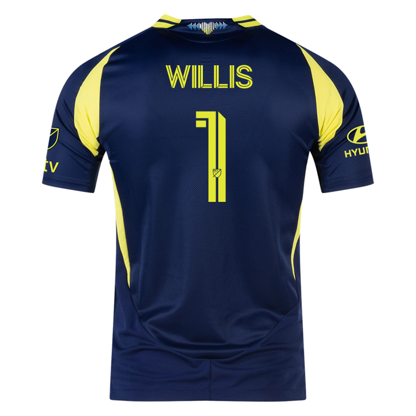 adidas Nashville Authentic Joe Willis Away Jersey w/ MLS + Apple TV 25/26 (Tena Blue)