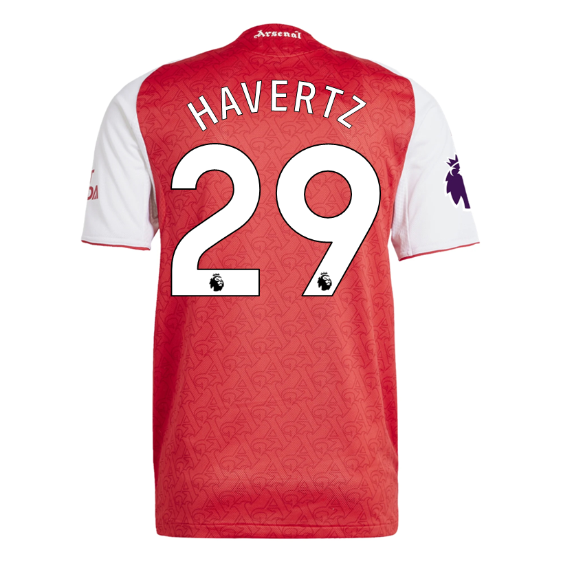 adidas Kai Havertz Arsenal FC Authentic Home Jersey 25/26 w/ EPL Patch (Better Scarlet/White