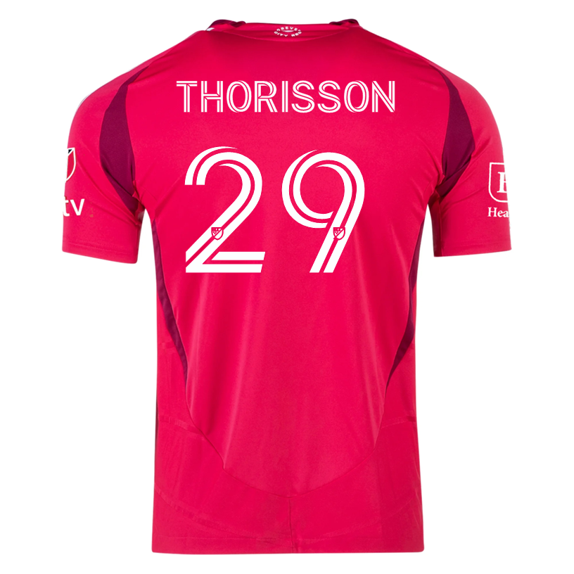 adidas Nökkvi Thórisson St. Louis FC Authentic Home Jersey 25/26 (Power Pink)