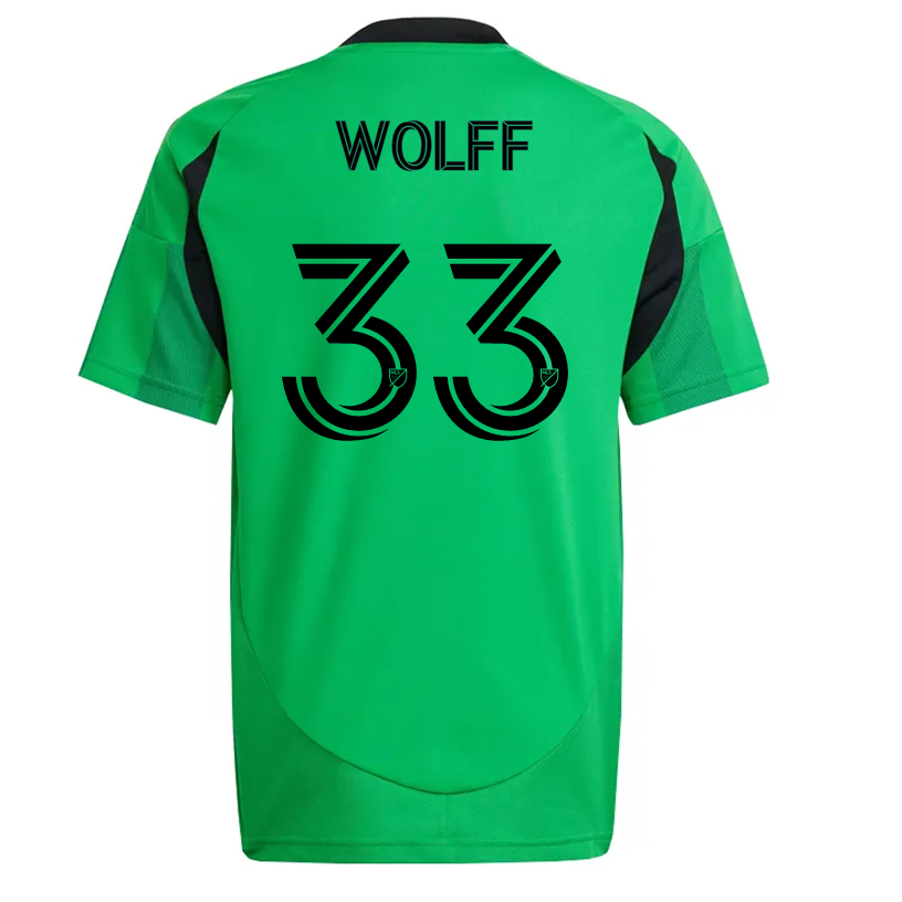 adidas Austin FC Owen Wolff Home Jersey 25/26 (Real Green)