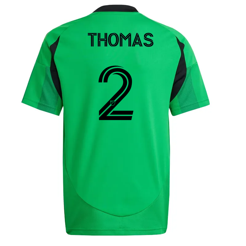 adidas Austin FC Riley Thomas Home Jersey 25/26 (Real Green)