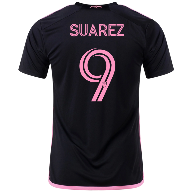 adidas Luis Suárez Inter Miami Away Jersey 23/24 (Black/True Pink)