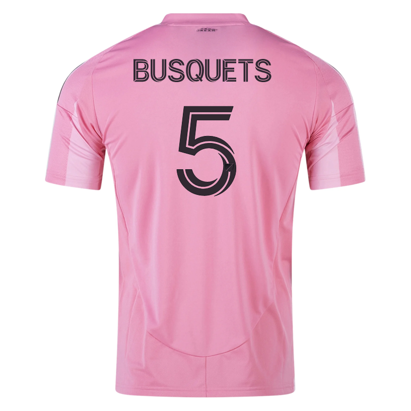 adidas Sergio Busquets Inter Miami CF Home Jersey 25/26 (Easy Pink)