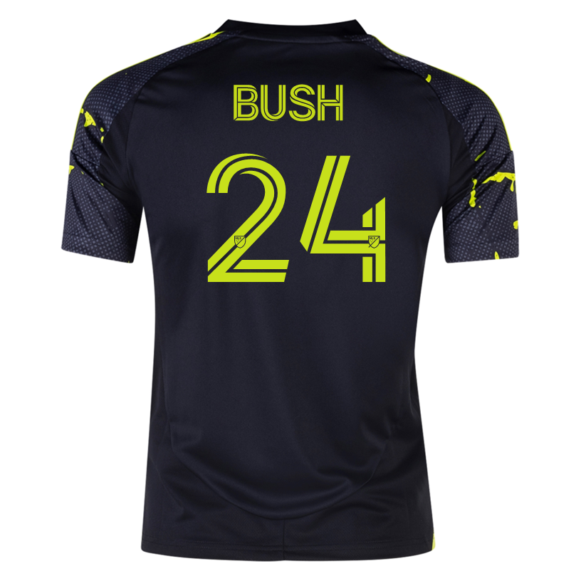 adidas Columbus Crew Evan Bush Away Jersey 25/26 (Black/Yellow)