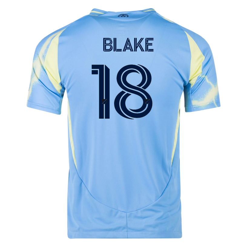 adidas Philadelphia Union Andre Blake Authentic Away Jersey 25/26 (Blue/Yellow)