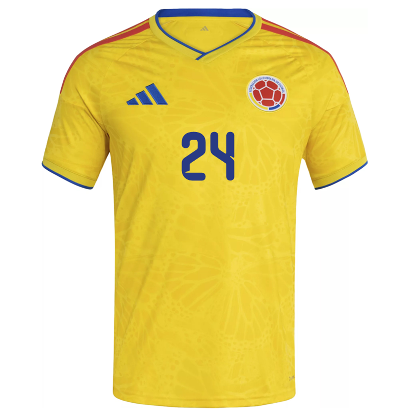 adidas Men's Cordoba Colombia 2026 Home Jersey (Impact Yellow)
