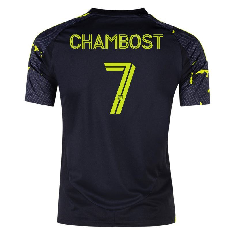 adidas Columbus Crew Dylan Chambost Away Jersey 25/26 (Black/Yellow)