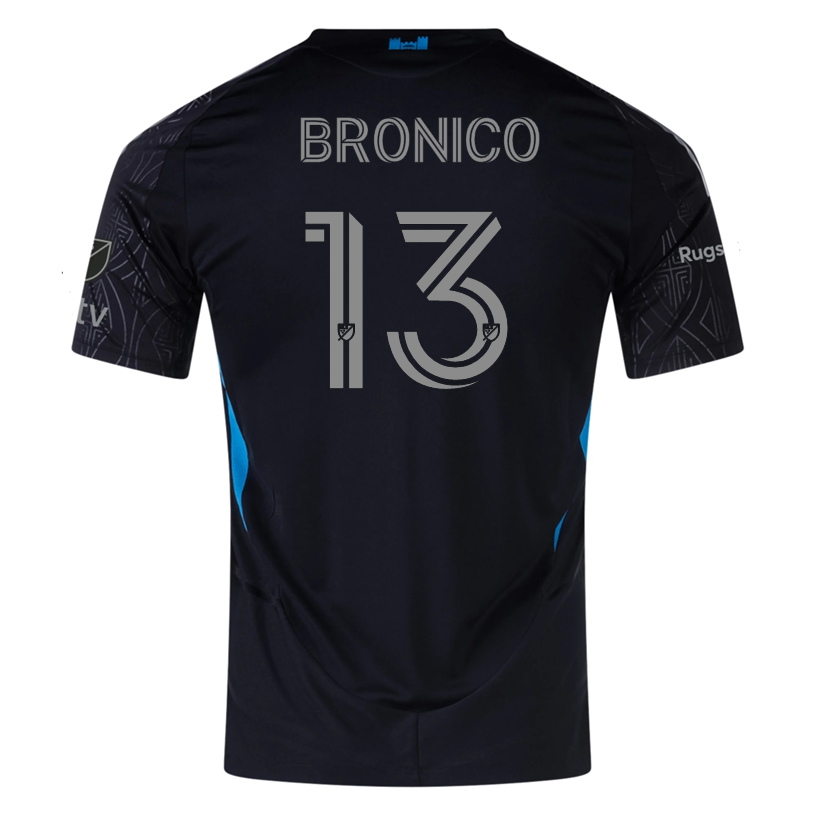 adidas Brandt Bronico Charlotte FC Authentic Away Jersey 25/26 (Black)
