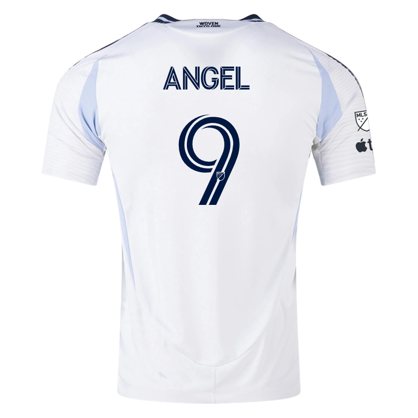 adidas San Diego FC Authentic Tomás Ángel Away Jersey 25/26 w/ MLS & Apple Patch (White)