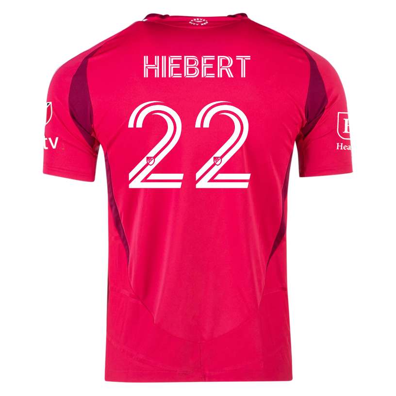 adidas Kyle Hiebert St. Louis FC Authentic Home Jersey 25/26 (Power Pink)