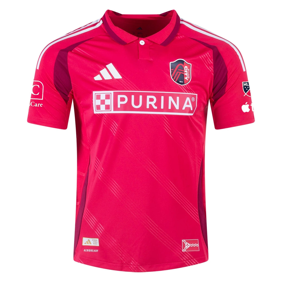 adidas Caden Glover St. Louis FC Authentic Home Jersey 25/26 (Power Pink)