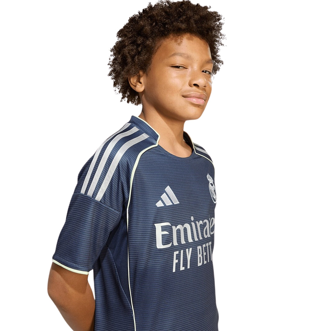 adidas Youth Real Madrid Away Jersey 25/26 (Legend Ink)