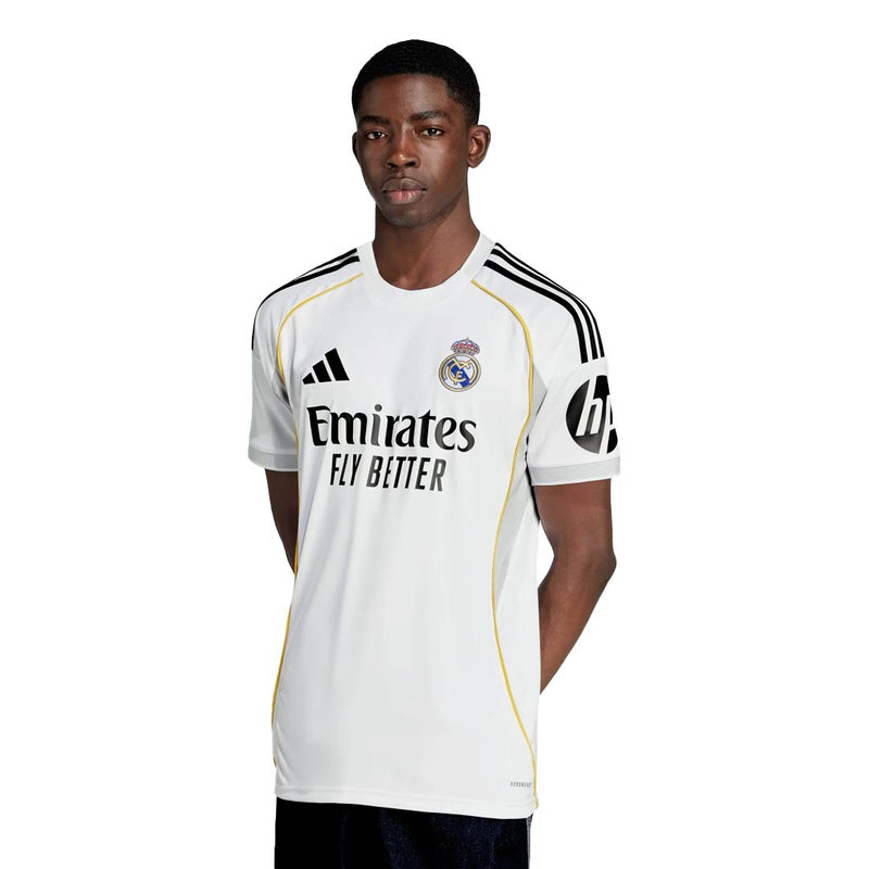 adidas Daniel Ceballos Fernández Real Madrid 25/26 Home Jersey w/ Champions League Patches (White)