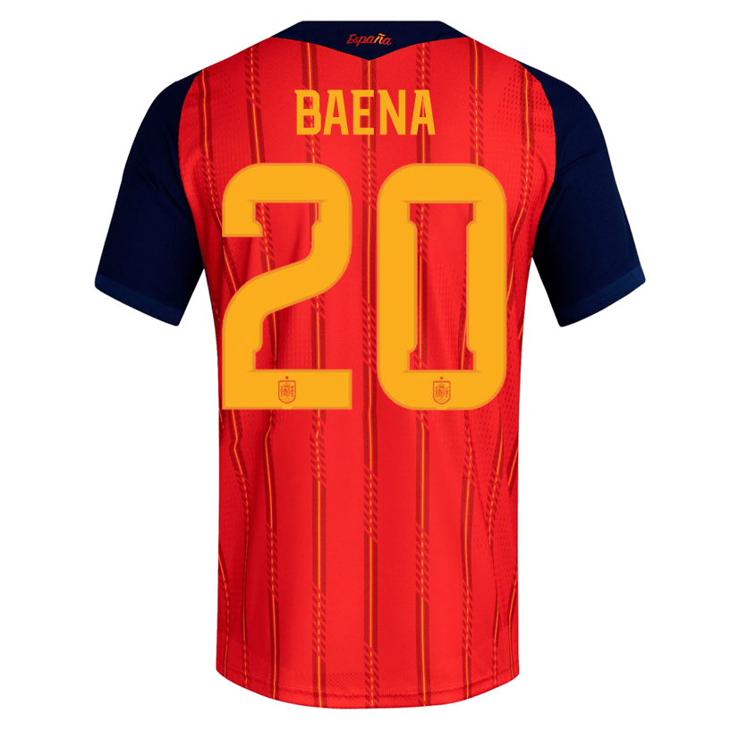 adidas Men's Baena Spain Authentic World Cup Home Jersey 2026 (Vivid Red)