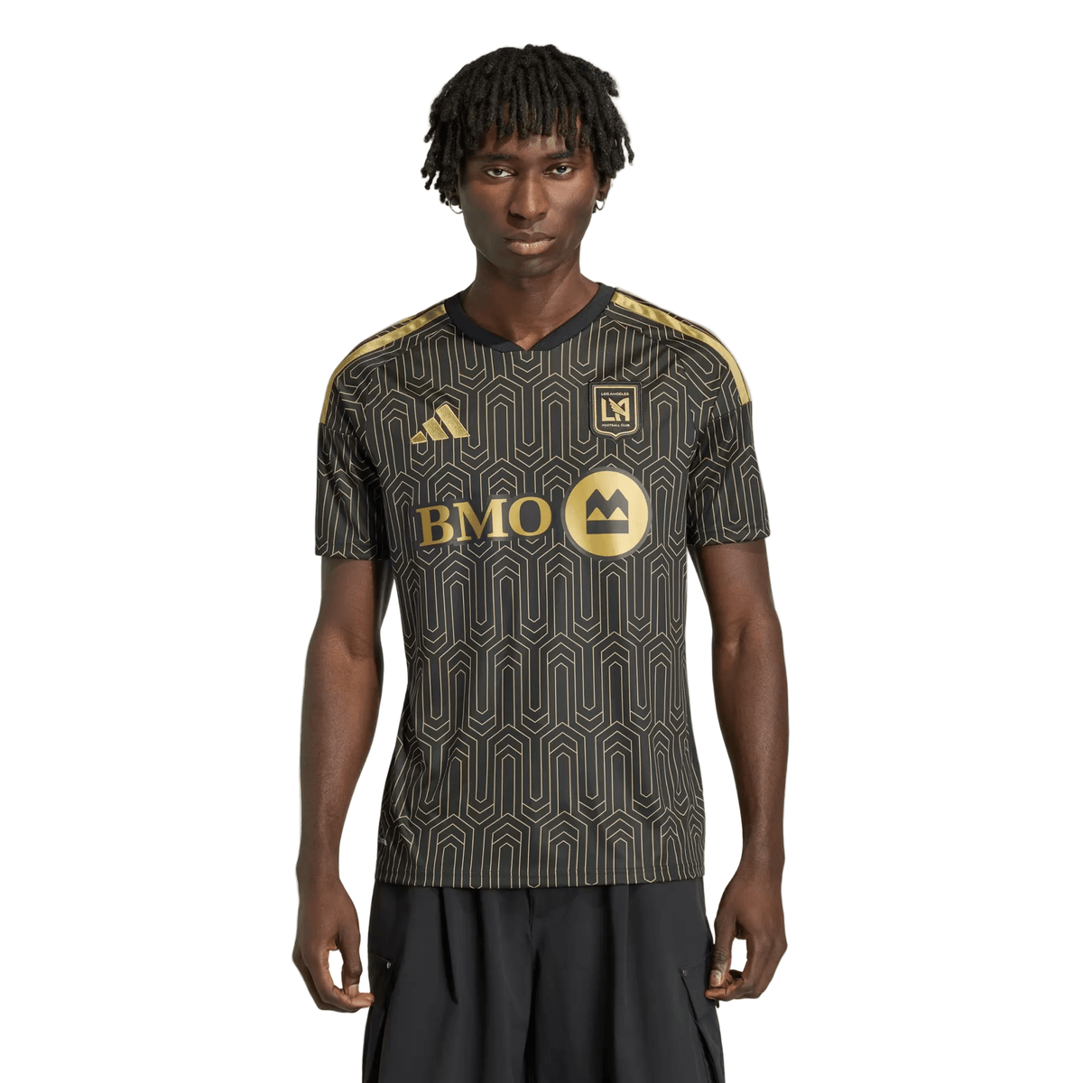 adidas Men's Segura LAFC Stadium Home Jersey 26/27 (Black/Gold)