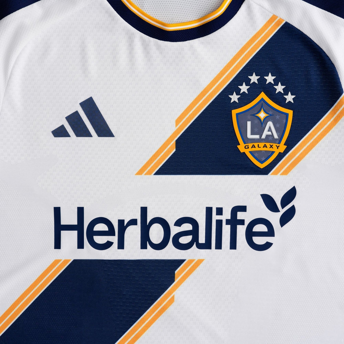 adidas Men's Haak LA Galaxy Authentic Match Home Jersey 26/27 (White)