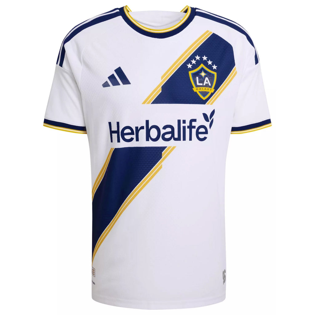 adidas Men's Aude LA Galaxy Authentic Match Home Jersey 26/27 (White)